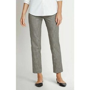 J. Jill Gingham Printed Slim Cropped Pants 2P